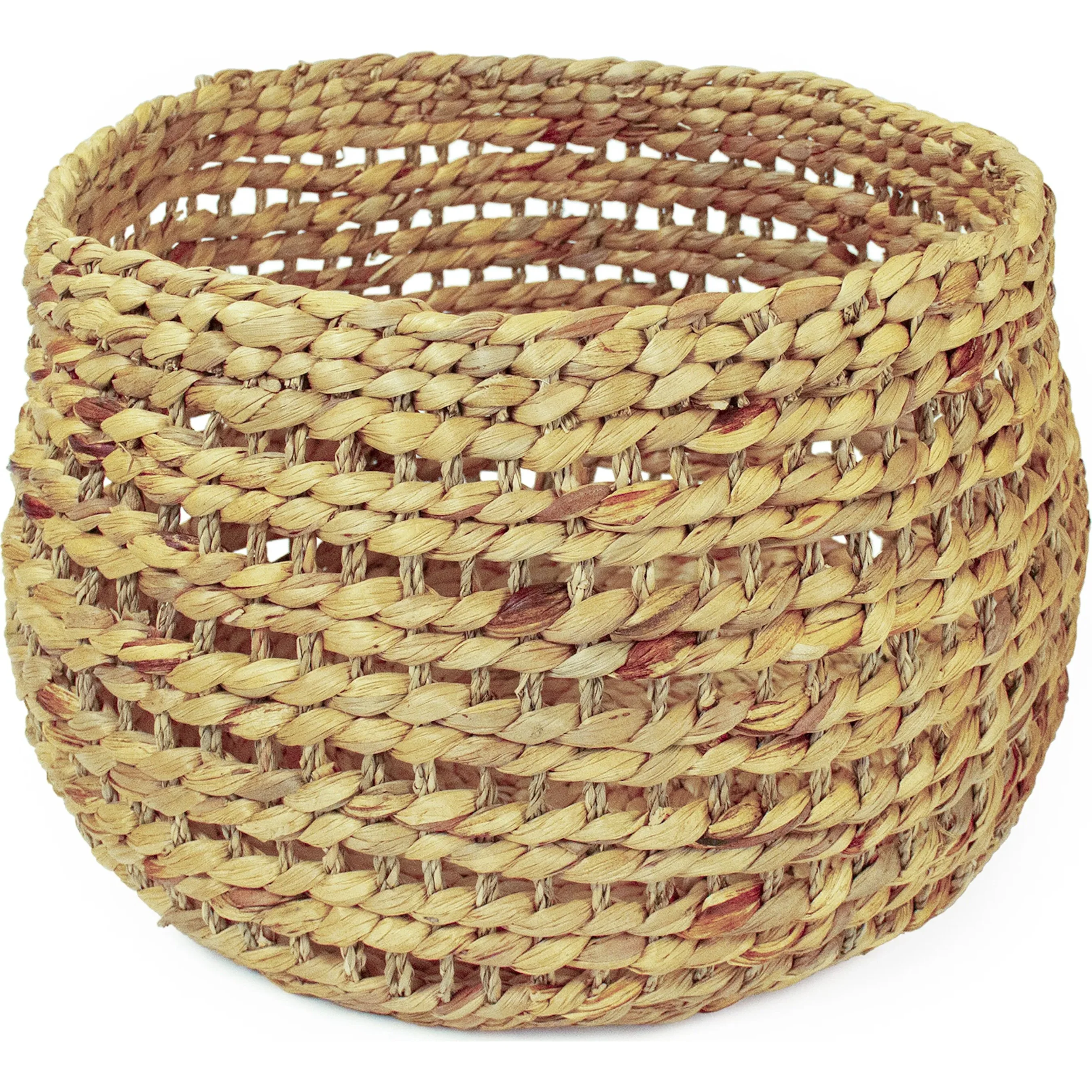 Woven Water Hyacinth Basket - Image 4