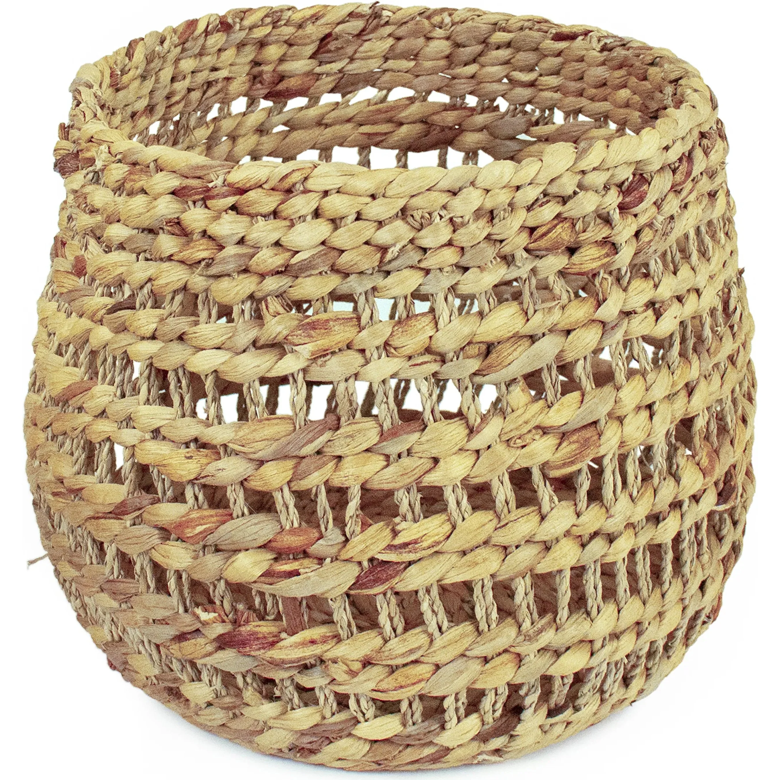 Woven Water Hyacinth Basket - Image 5