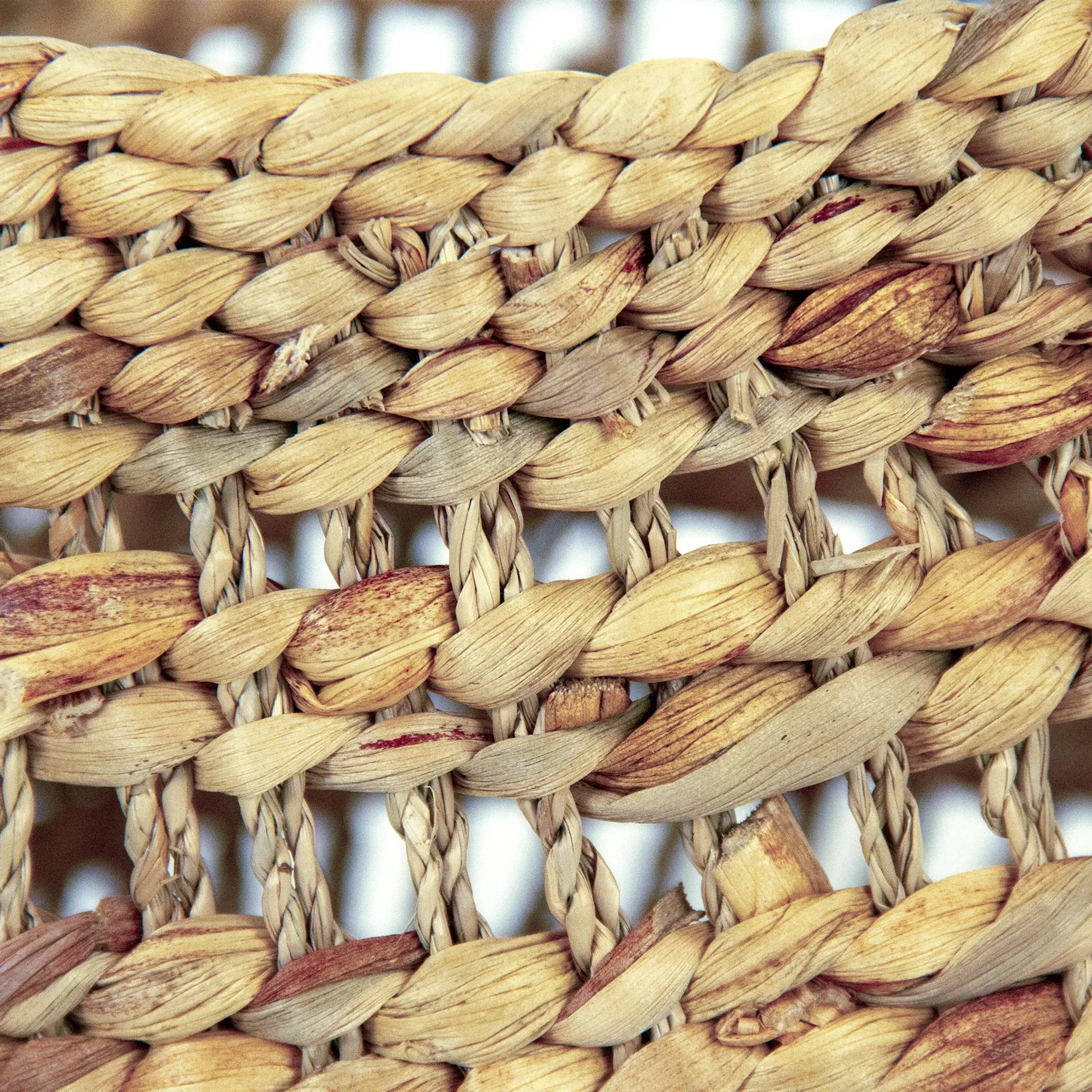 Woven Water Hyacinth Basket - Image 7