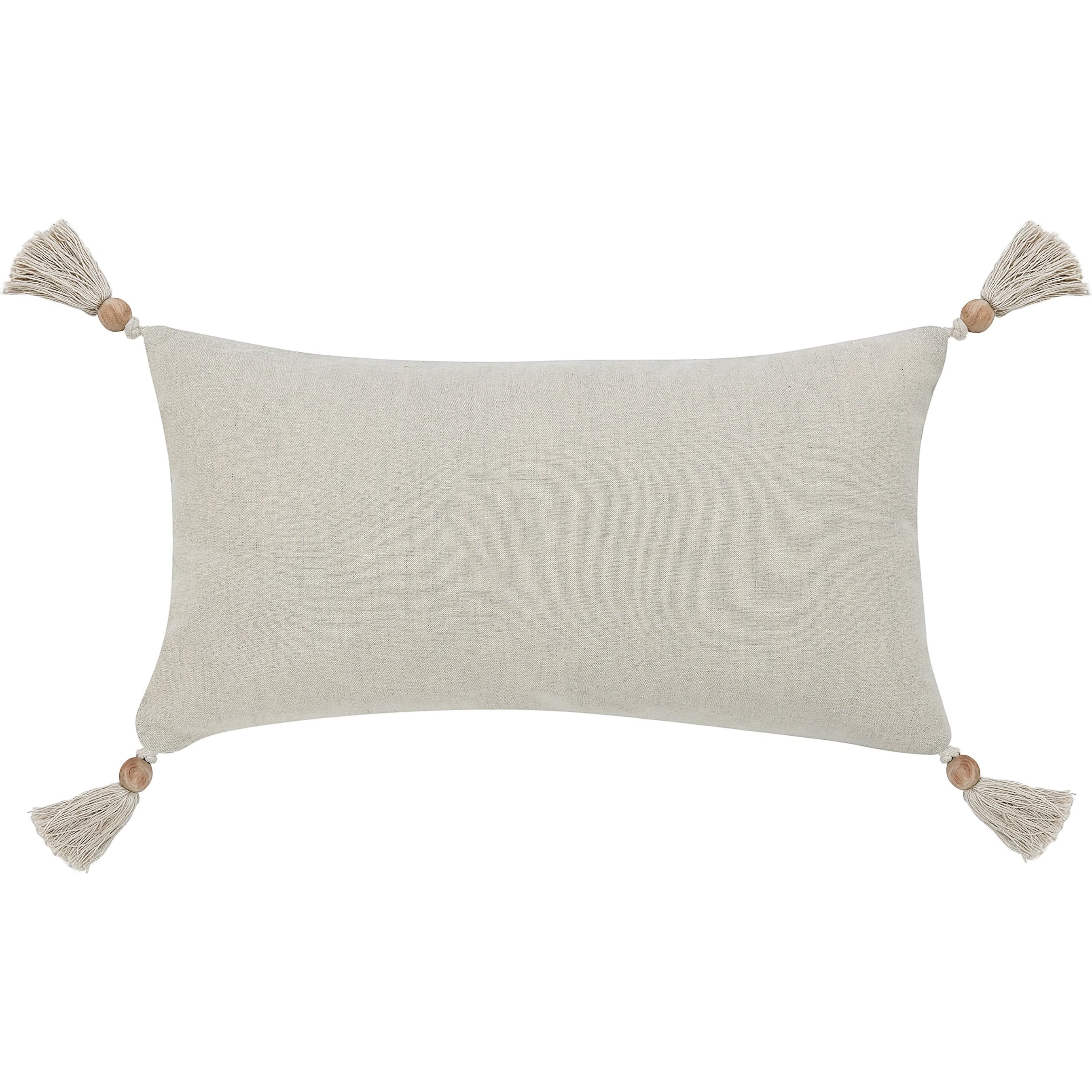 Yama Cotton Blend Multicolor Throw Pillow - Image 2