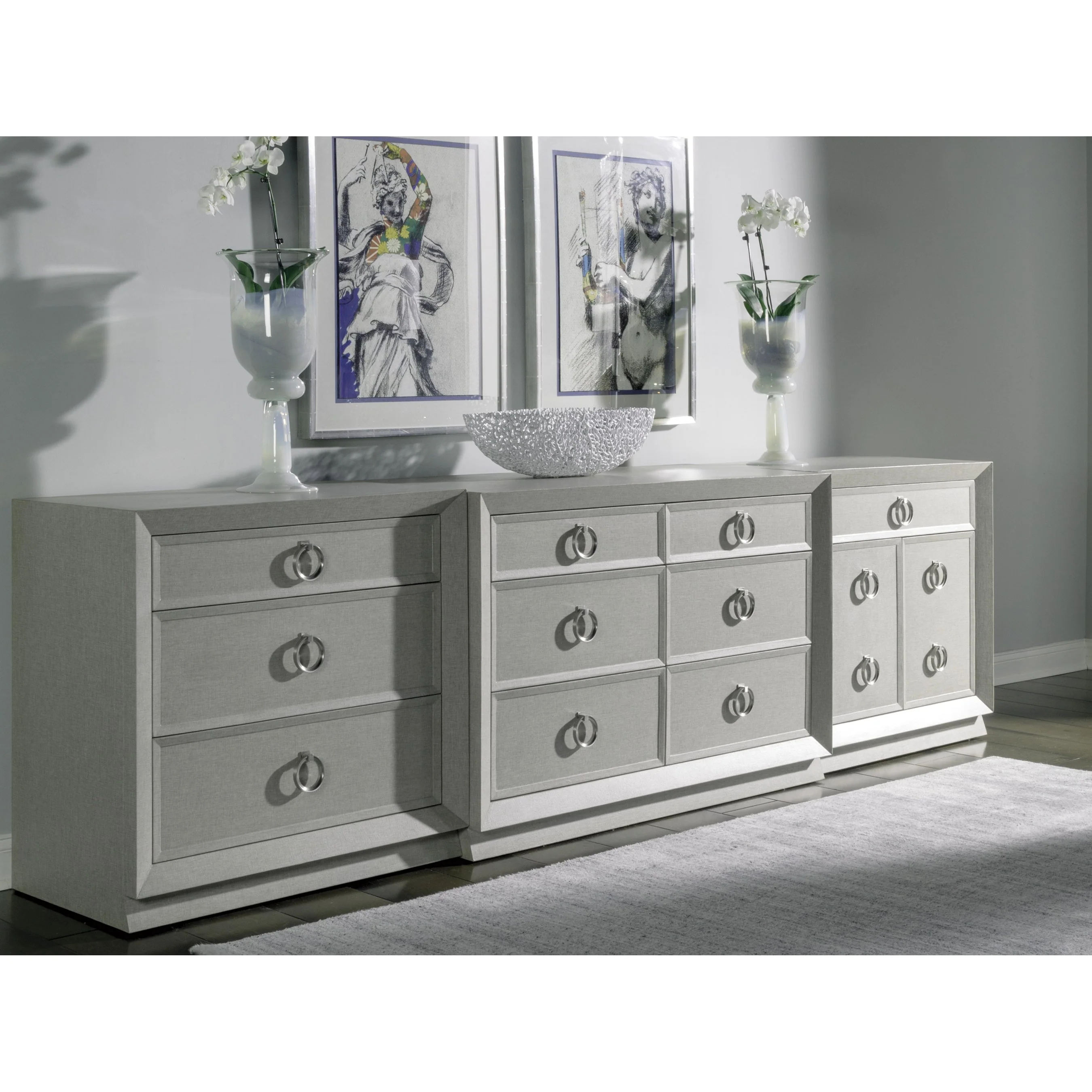 Zeitgeist Linen Hall Chest - Image 6