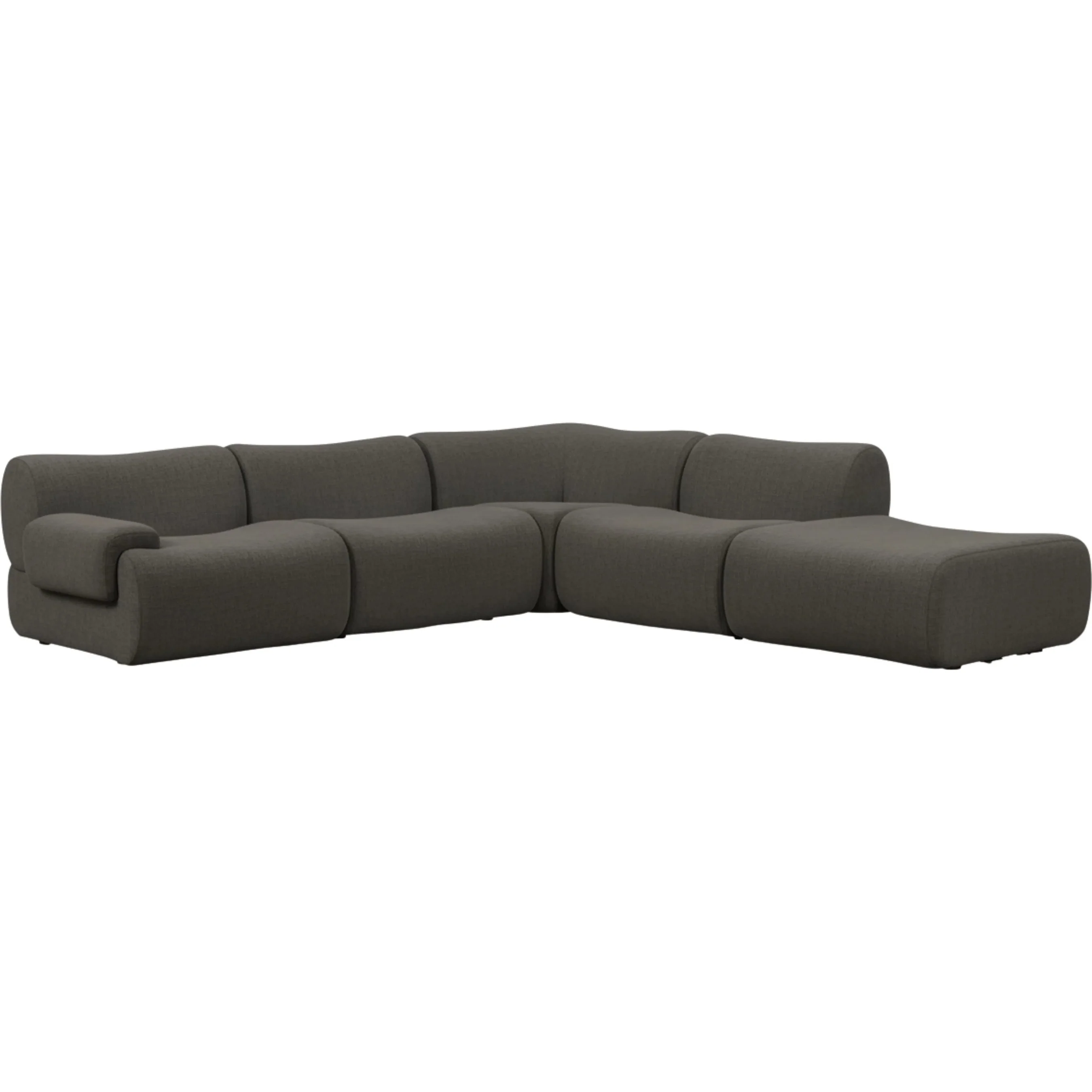 Zenith 5-Piece Contract-Grade Upcycled Modular Sectional - Image 3