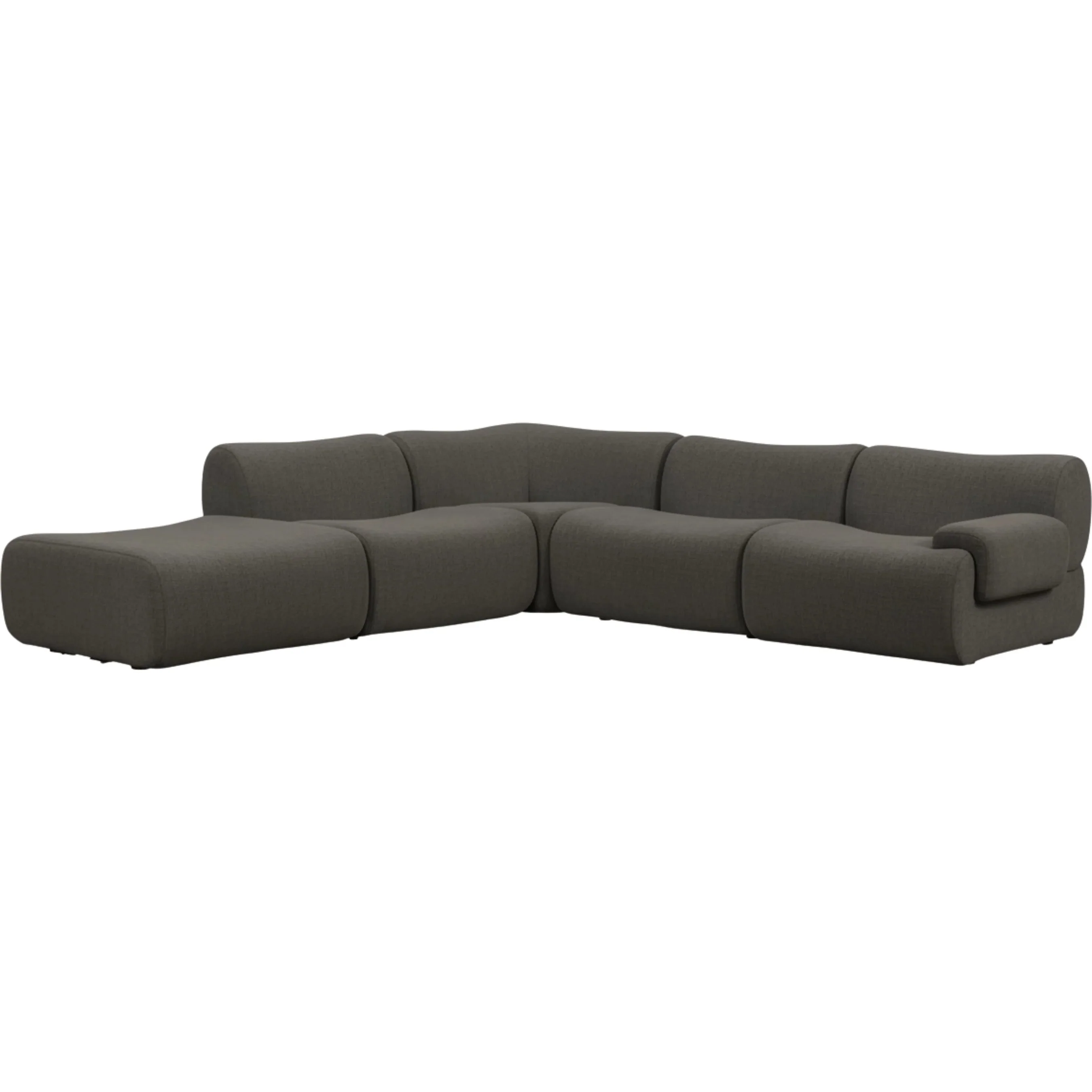 Zenith 5-Piece Contract-Grade Upcycled Modular Sectional - Image 4