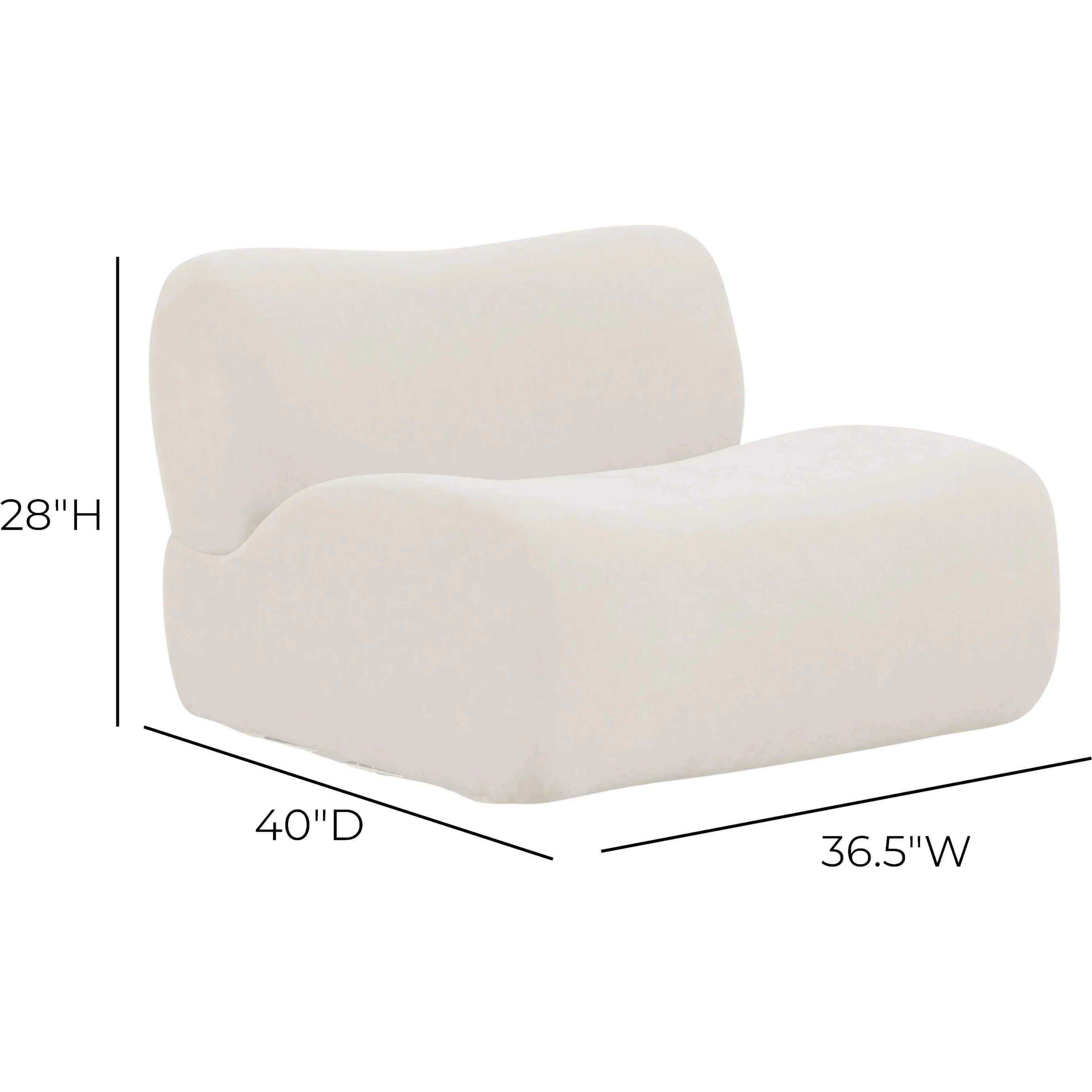 Zenith Contract-Grade Upcycled Armless Chair - Image 5