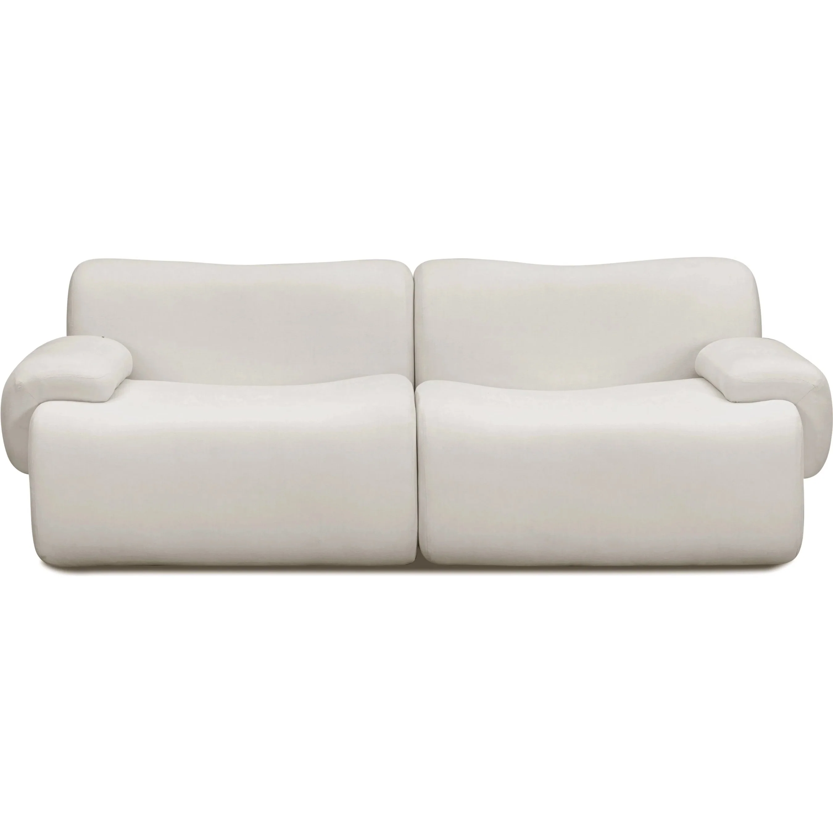 Zenith Contract-Grade Upcycled Modular Loveseat - Image 3