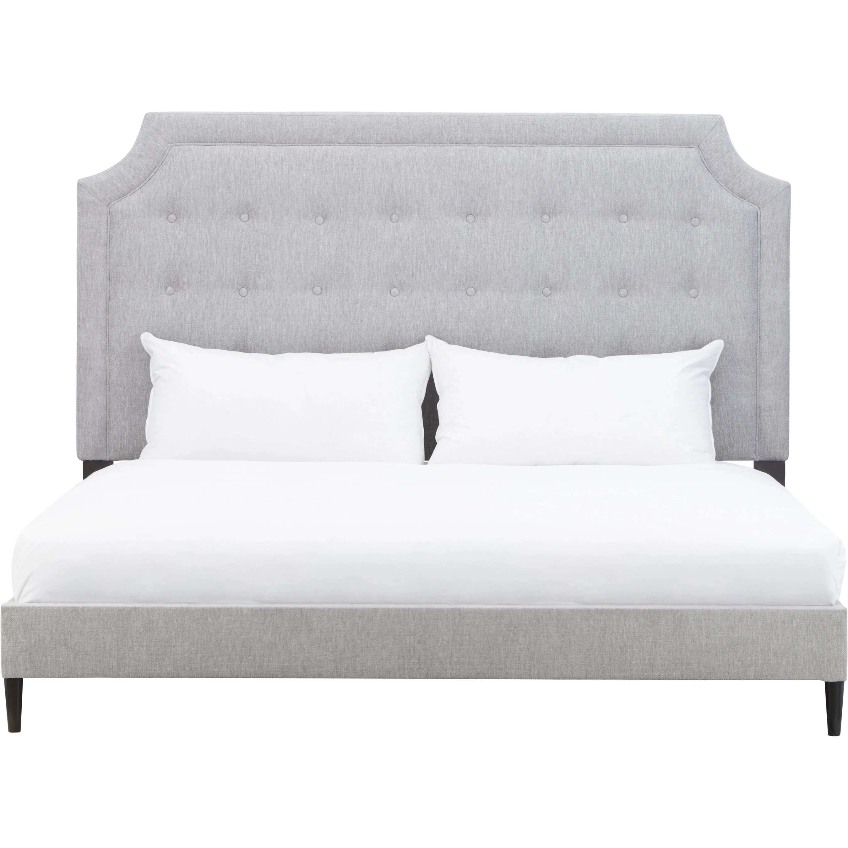 Zest Scooped Welt Upholstered Bed - Image 4