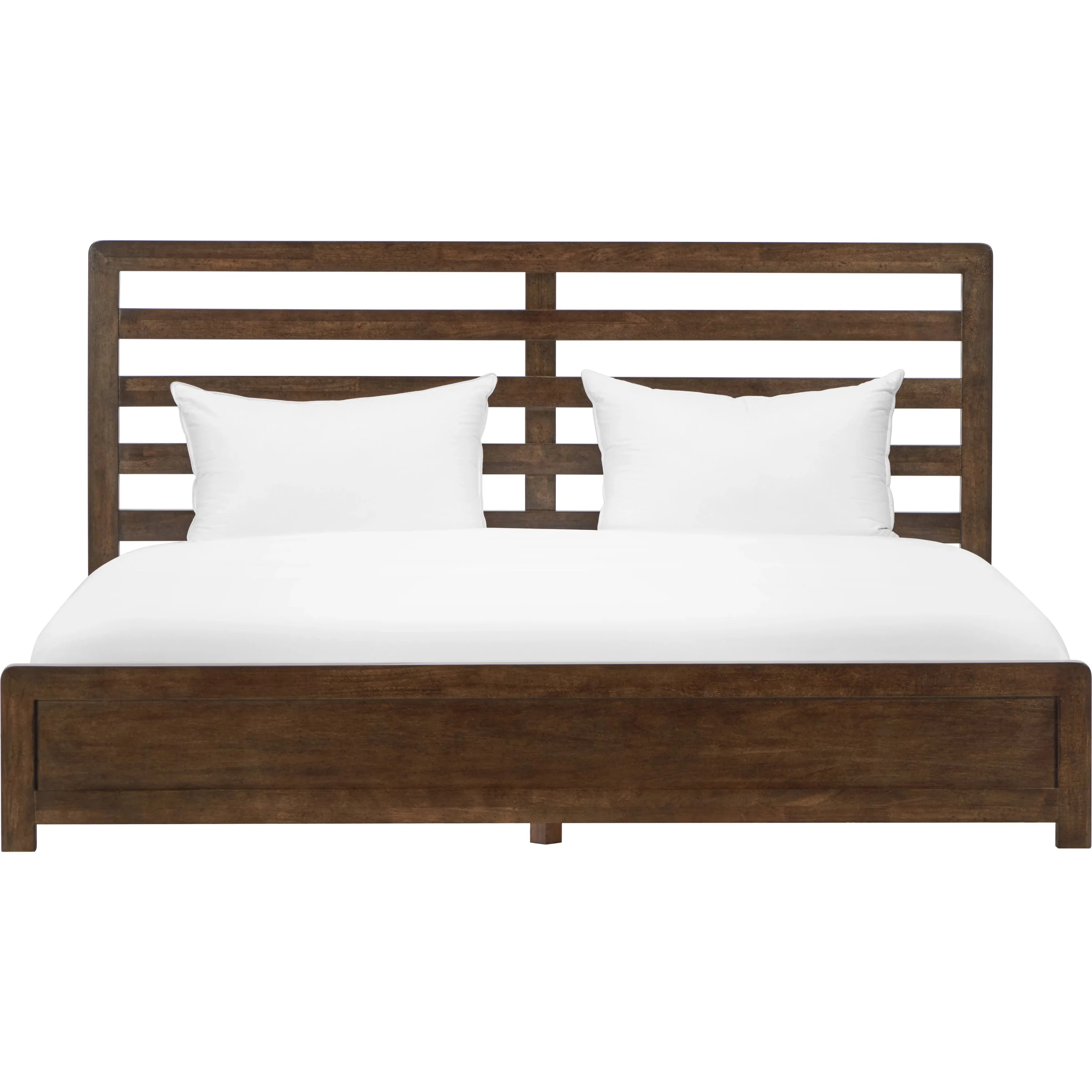 Zest Solid Wood Platform Bed in Dark Oak - Image 2