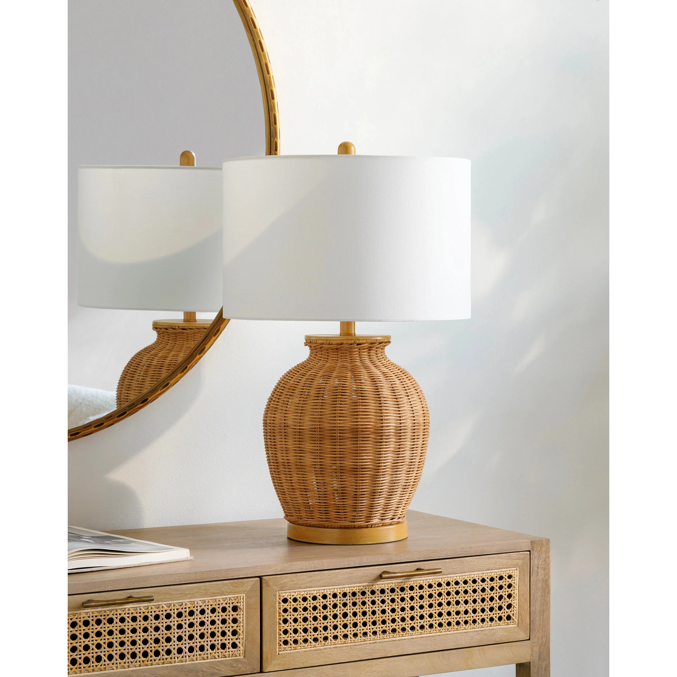 Ziran Round Accent Table Lamp - Image 3